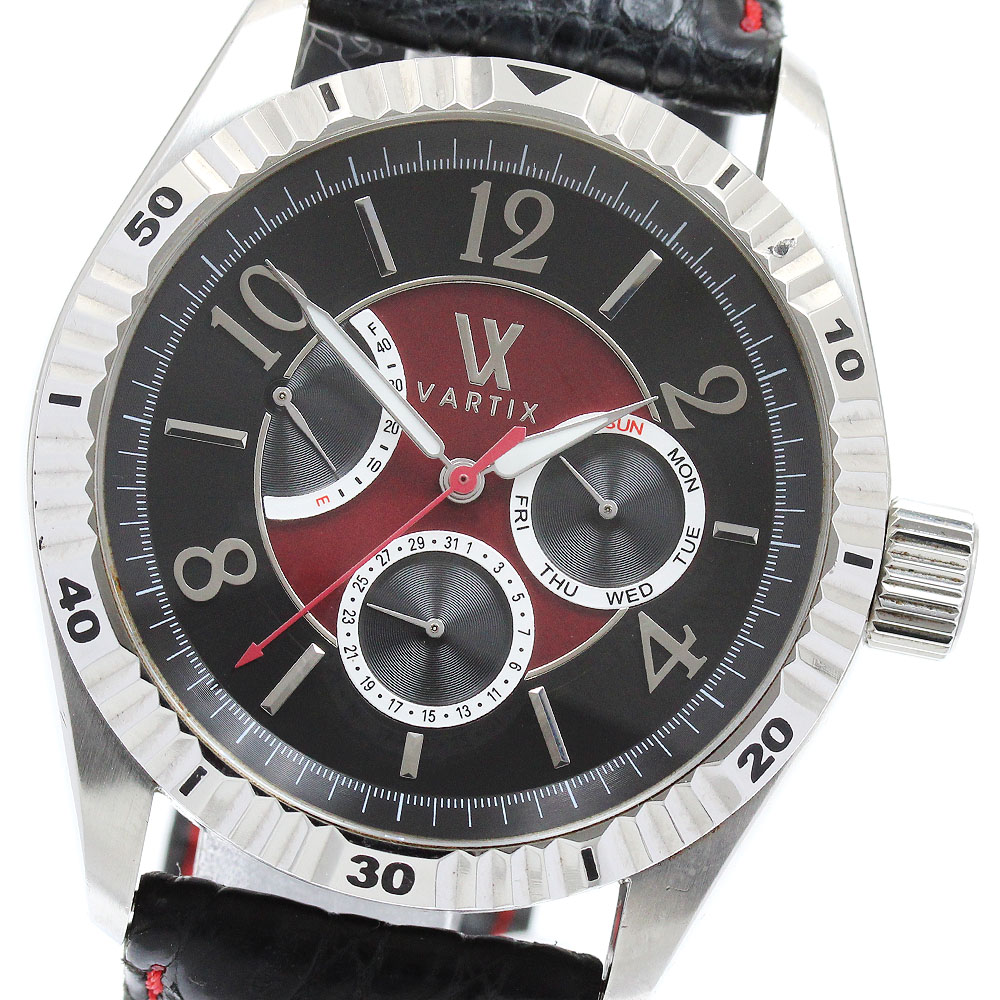 ヴァティックス VARTIX WA2VN ALIVE デイデイト パワーリザーブ 自動巻き メンズ 箱・保証書付き_939948【中古】