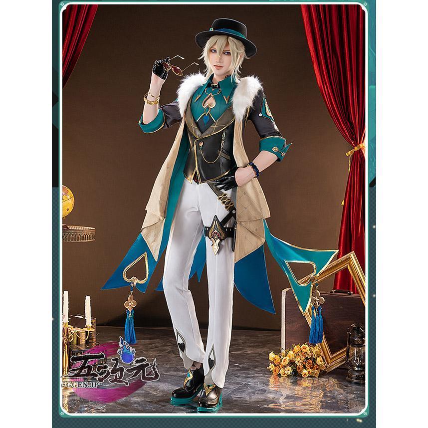 五次元　基萌　崩壊スターレイル コスプレ　崩スタ　アベンチュリン　衣装　ウィッグ　靴　能