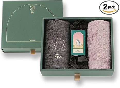 Foo Tokyo ハンドタオル2枚（ピンク・チャコールグレー）＆バスオイル（Luxe