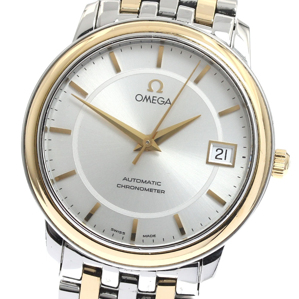 オメガ OMEGA 4300.31 デビル プレステージ デイト 自動巻き メンズ 保証書付き_895008【中古】