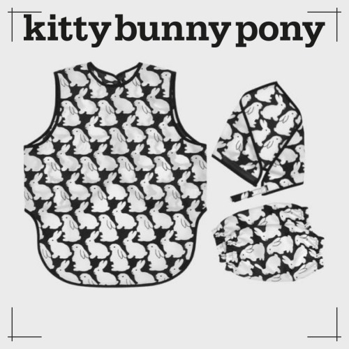 kittybunnypony Ripstop Little Black Bunnies キッズプレイセット