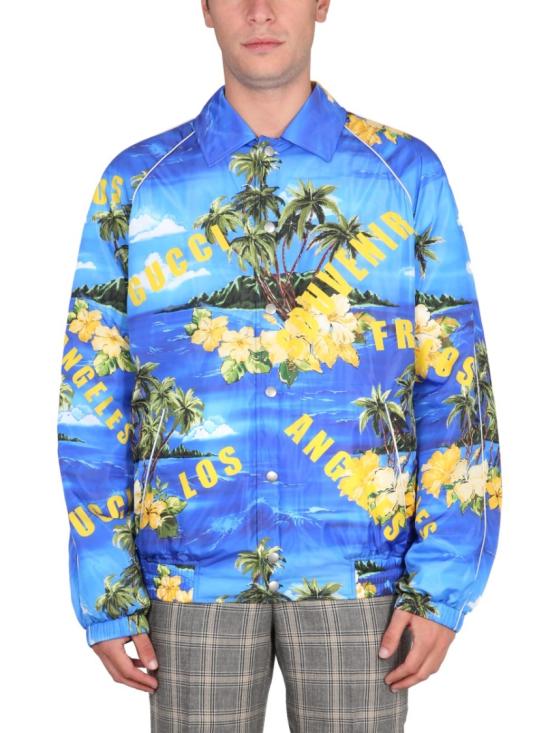 GUCCI Men Jacket 694137 ZAJI04216 Blue