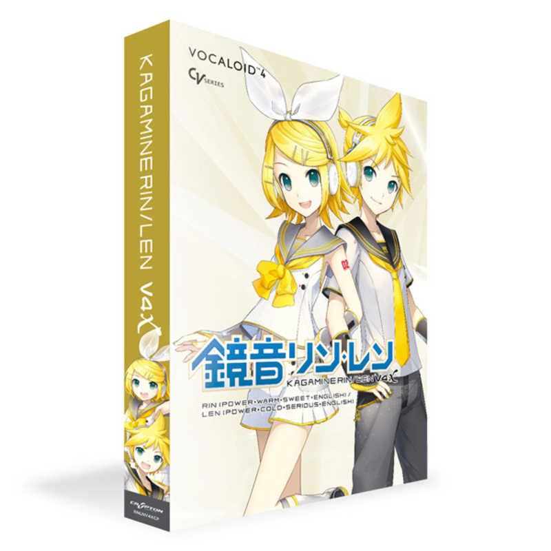 クリプトンフューチャーメディア　KAGAMINE RIN/LEN V4X (incl. ENGLISH)/ PACKAGE　RNLNV4XCP