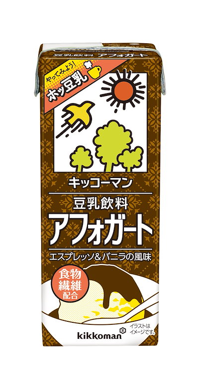 他サイト： キッコーマン(豆乳) 飲料 アフォガート 200ml×18本の商品画像