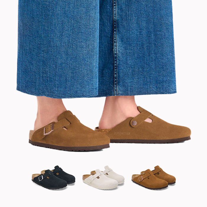 正規取扱店 サンダル ボストン クロッグ サボ メンズ レディース ユニセックス ナロー 幅狭 ミンク ブラウン 茶色 1027119