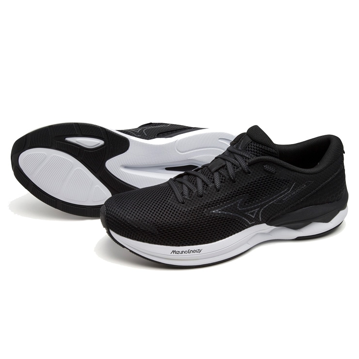 ミズノ J1GC231401235 ランニングシューズ　ウエーブリボルト3（ブラック×ダークグレー×ホワイト・サイズ：23.5cm） J1GC231401235 8,613円