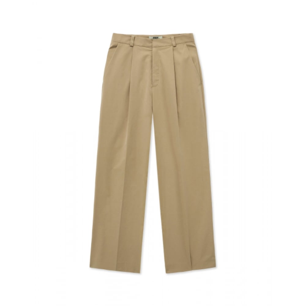 THE SATURDAY EVENING POST ボタンタブトラウザーズ ベージュ