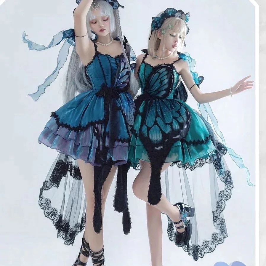 ロリータバレエプリンセス風ロリータドレスjskショールセットフルセット