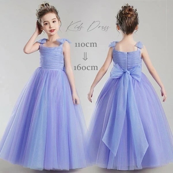 ドレス 子供 ピアノ 発表会 .ピアノ発表会 中学生 ワンピース 女の子 ロングドレス 結婚式 ジュニア ピアノ発表会ドレス コンクール ノースリーブ パーティードレス イブニングドレス ロング キッ