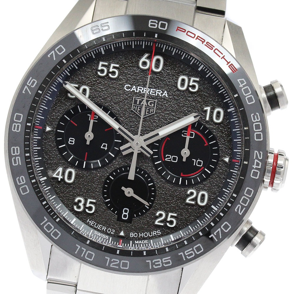 タグホイヤー TAG HEUER CBN2A1F カレラ キャリバー ホイヤー02 ポルシェ 自動巻き メンズ 美品 箱・保証書付き_884334【中古】 233,505円