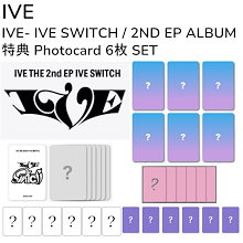 [Online特典 6種 SET] IVE THE 2nd EP IVE SWITCH Only Photocard 特典 6種 セット ive トレカ 公式