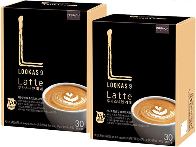 LOOKAS 9 LATTE ルーカス9 ラテ コーヒー 60個入 (30T x 2) [並行輸入品] 5,186円