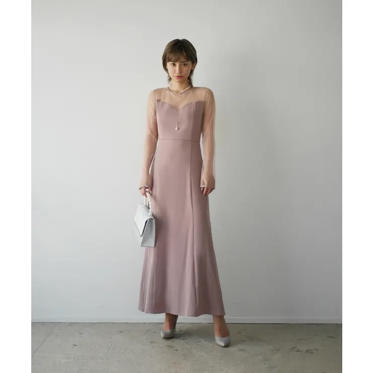 GISELE SHEER DAY DRESS