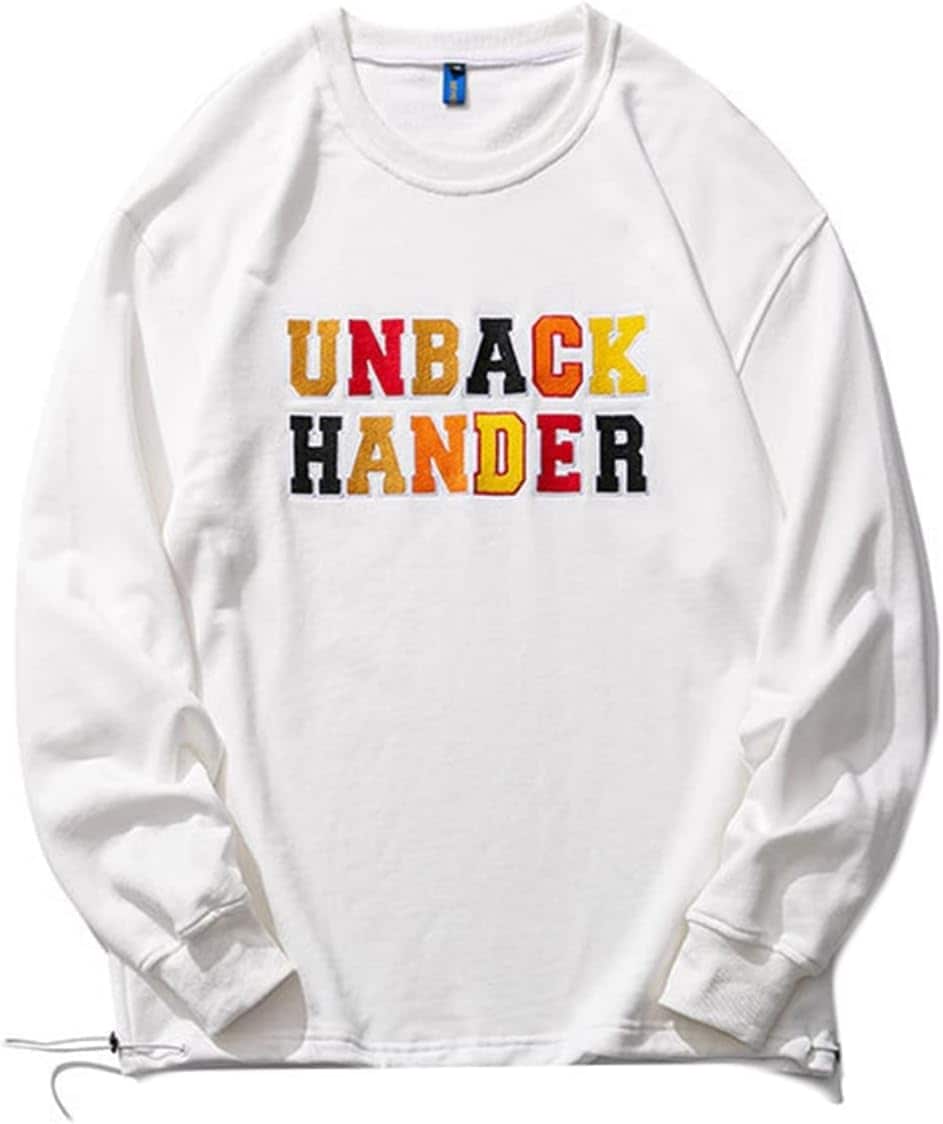 メンズ パーカー トレーナー インナー プリント ソフト オーバーサイズ 伸縮性 丸襟 保温性 吸汗性 プルオーバー 丈長め カジュアル カッコイイ ファッション コンフォート トップス 長袖シャツ