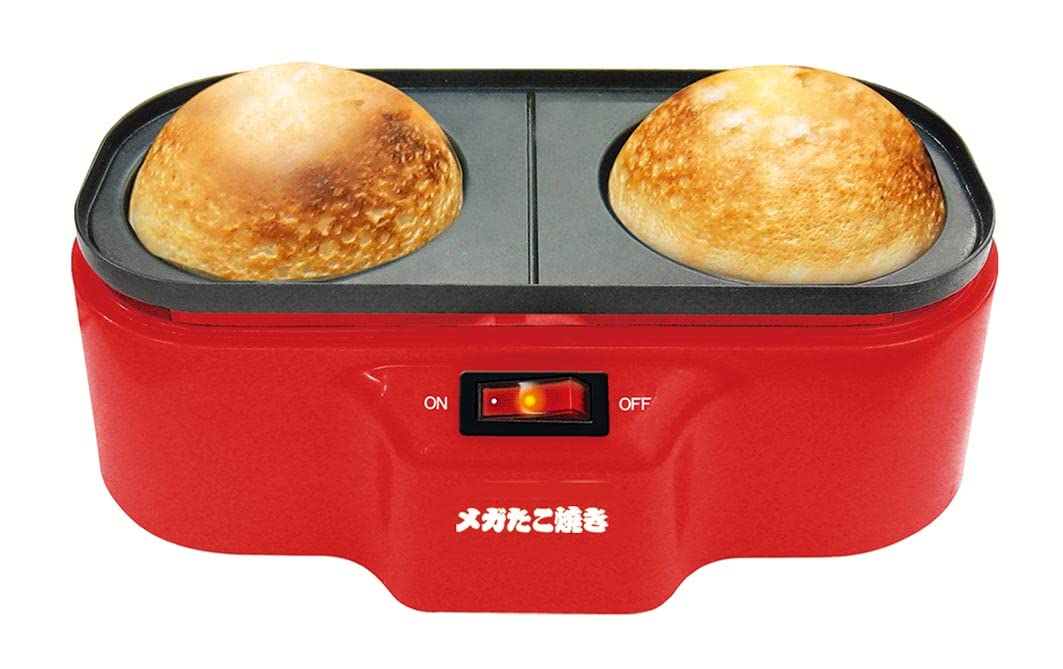 たこ焼き器ｌメガたこ焼きｌジャンボたこ焼きｌ通常サイズの５倍の大きさｌお家で盛り上がる事間違いなしｌ