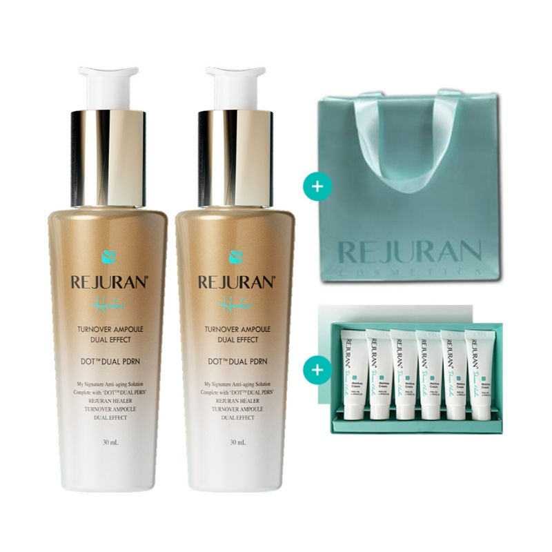 【2本セット】ターンオーバーアンプル デュアルエフェクト 30ml×2個（PDRN配合／ギフトにもおすすめ）