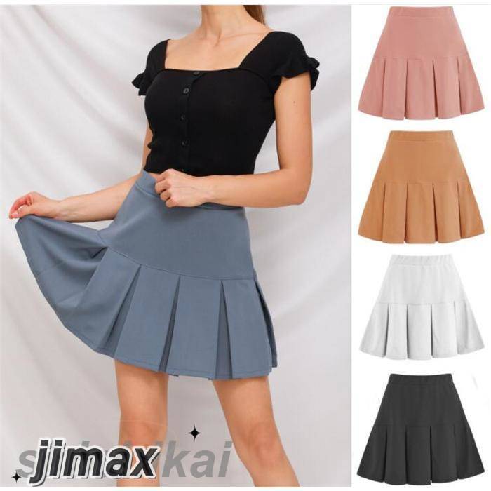 5色選べる スカートのみ フリルスカート 夏 女性用 ミニスカート ひざ上 プリーツスカート レディースボトムス ショート丈 ハイウエスト 無地 大きいサイズ プレゼント