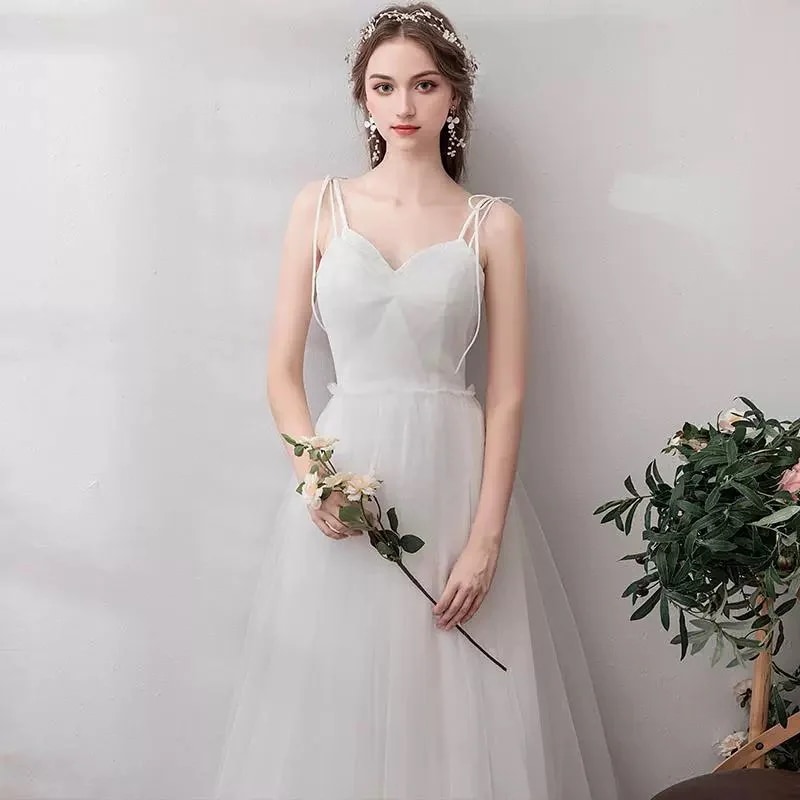 新作 パーティードレス2025大人気 結婚式ワンピース 白 ワンピース 結婚式 高級感 花嫁ロングドレス ウェディングドレス ドレス 気質 ロングドレス 韓国ファッション41