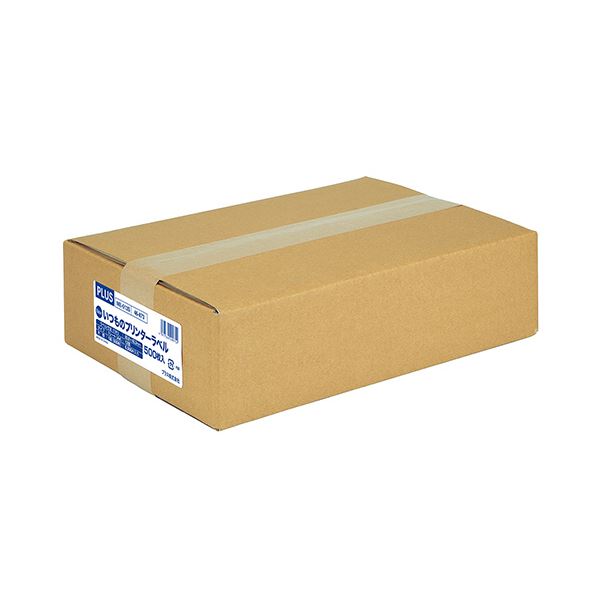 (まとめ）プラス いつものラベル宛名タイトル用ラベル A4 2×6片付 12面 83.8×42.3mm 角丸 ME-513S(N)1箱(500シート)(×3セット)
