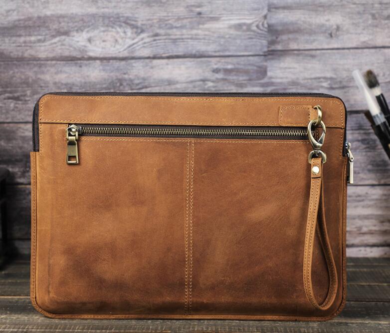 【大好評/期間限定】父の日！ノートパソコンバッグ 本革 レザー pcバッグ ケース PC おしゃれ ノートPC ビジネス　インナーケース MacBook 防水 収納 軽量 撥水 ノートパソコン ケース