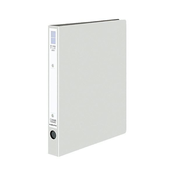 (まとめ) コクヨ リングファイル(ER)再生PP表紙 A4タテ 2穴 220枚収容 背幅39mm ライトグレー フ-UR430NLM 1冊 (×30セット)