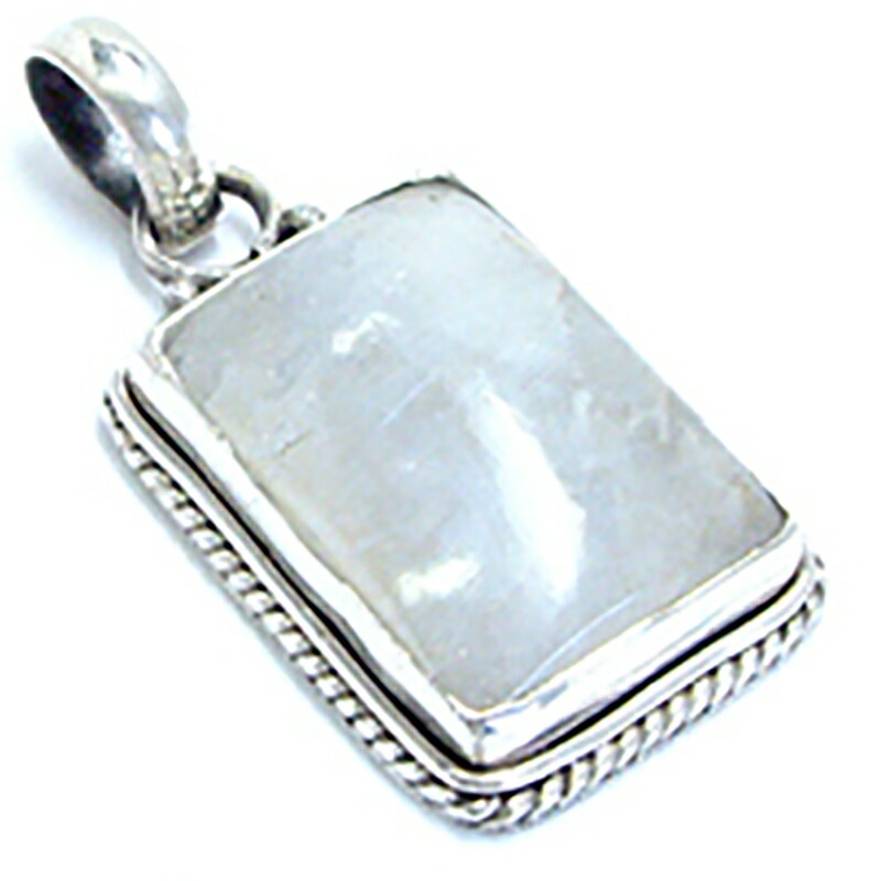 天然石 シルバー925 ムーンストーンペンダントトップ19 刻印あり 白色 長方形 1点もの アクセサリー 首飾り プレゼント 男性 女性 誕生日 高級 綺麗 大人 癒し stt00-ns-0019