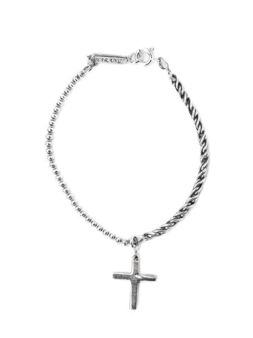【HARANG】 HR 112B_Cross Half & Half Chain Bracelet ショルダーバッグ 正規品