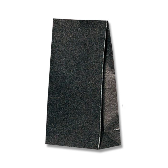 （まとめ買い）シモジマ HEIKO 紙袋 角底袋 ファンシーバッグ S2 黒無地 100枚 幅130xマチ65x高240mm 003074200 [x3セット]