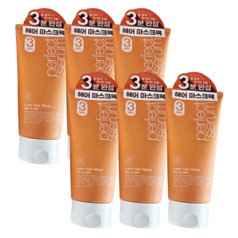 パーフェクト 3分 サロン ヘアパック 300ml 6個セット 集中ダメージケア トリートメント 韓国ヘアケア 大容量 まとめ買い