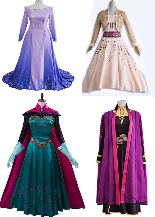 アナ雪コスプレ Sサイズ&パニエセット 結婚式 余興衣装 ハロウィン