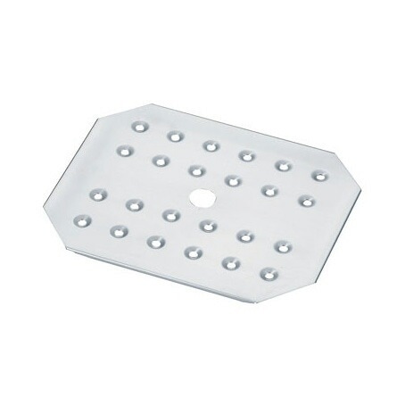 （まとめ買い）カンダ HG 18-8 ホテルパン目皿 1/2 712FB [x3]