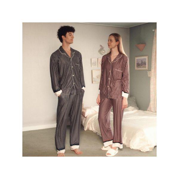 ビーナス トレンディパターン配色 男性パジャマSEV247MS W_P409011288