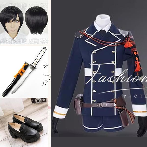 【品質良い 大好評中】刀剣乱舞 薬研藤四郎 コスプレ 衣装 ウィッグ 靴 道具刀男女サイズ コスチューム アニメ ゲーム cos パーティー イベント ハロウィン仮装 変装