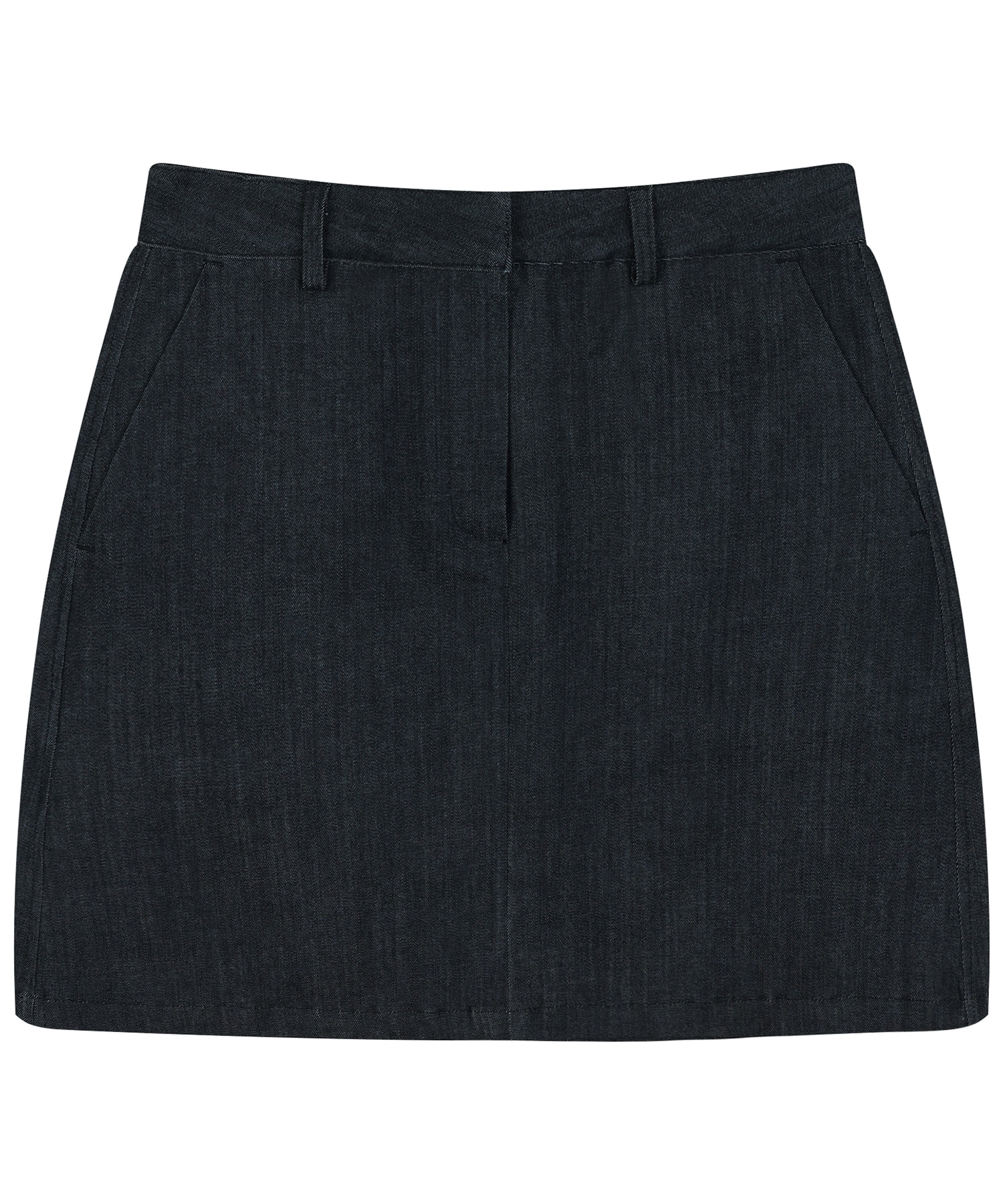 FW 22 HAPPINESS A-LINE MINI SKIRT_NAVY