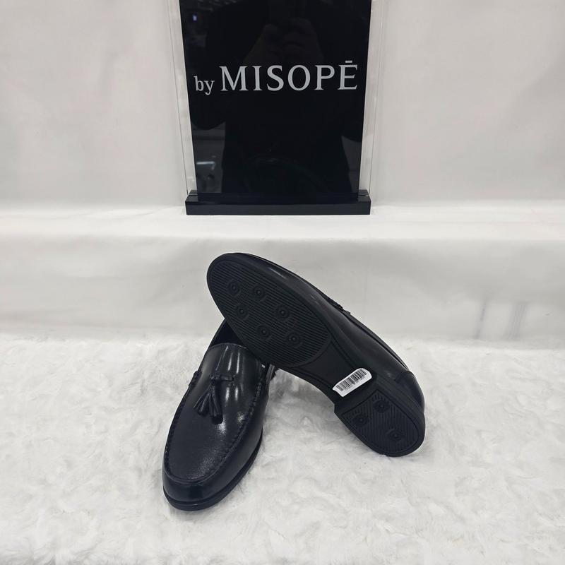 By 男性タッセルポイントローファー 122HT439FH202 BLACK 4 JJ