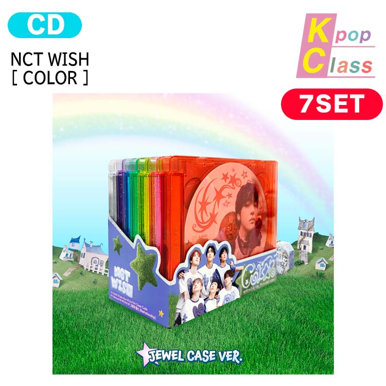 国内発送 NCT WISH Jewel Case Ver [ COLOR ] 7種セット The 3rd Mini Album / 1次予約