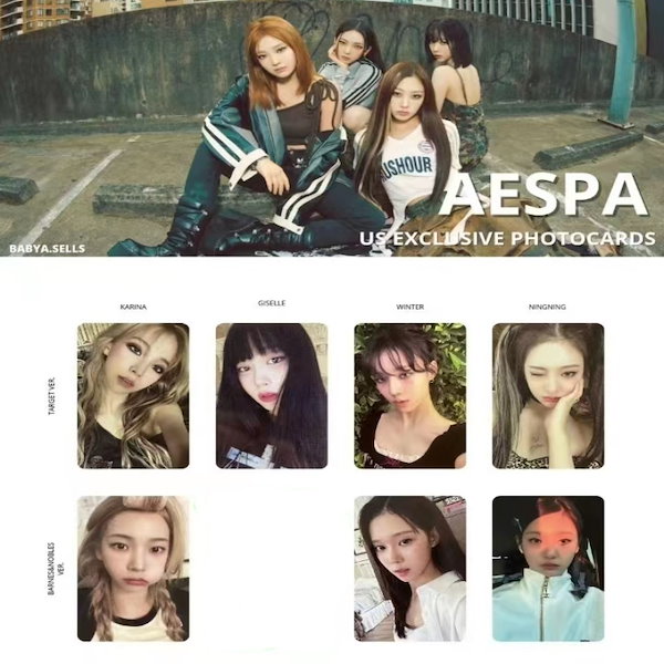 aespa MY WORLD TRADING CARD B C D ver. PHOTO CARD KARINA