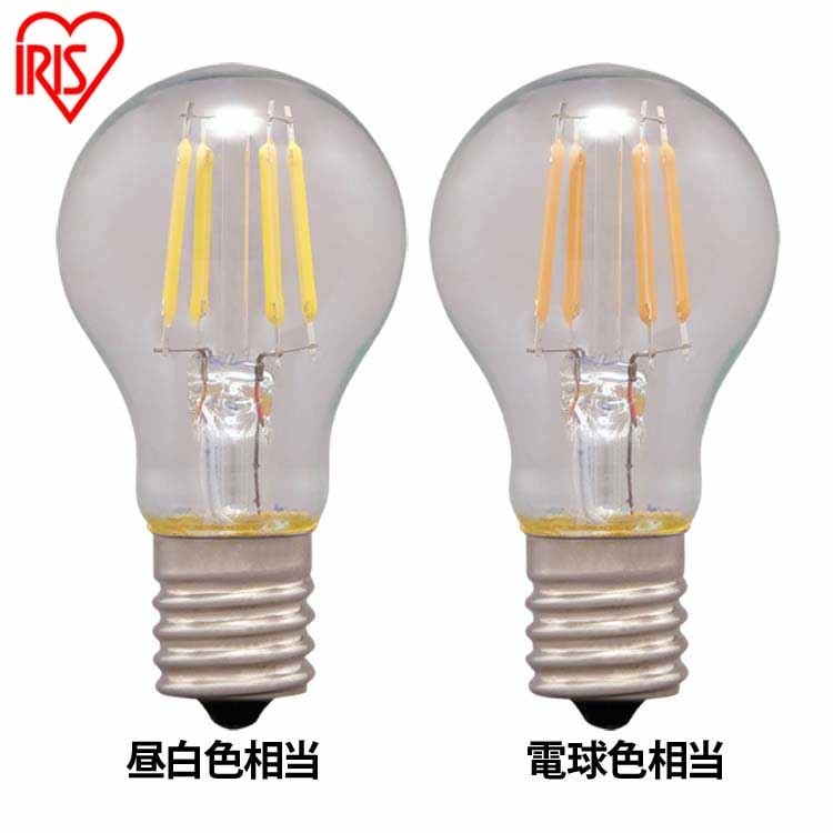 【公式】 【10個セット】LEDフィラメント電球 ミニクリプトン球 省エネ LEDライト 節電 照明 LED E17 25W相当 230lm 昼白色 電球色相当 LDA2N-G-E17 メ