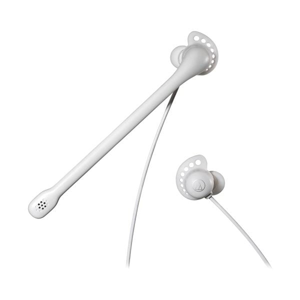 インナーイヤーヘッドセット ホワイト ATH-202COMWH 1個