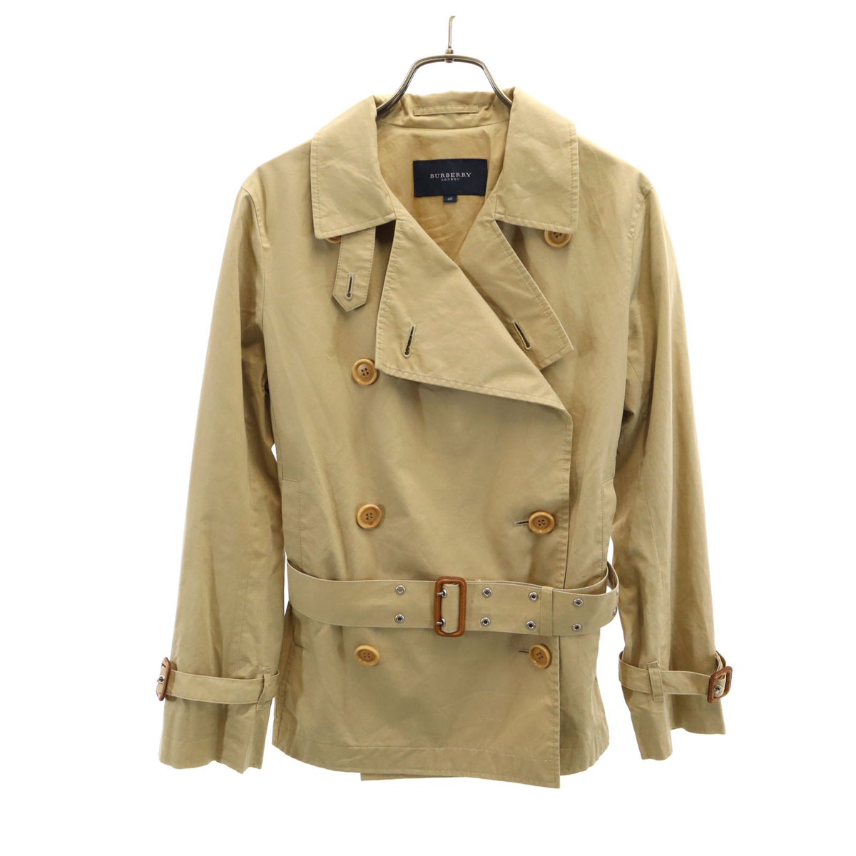 BURBERRY LONDON バーバリーロンドン トレンチ ジャケット 40 ベージュ 三陽商会 レディース 古着
