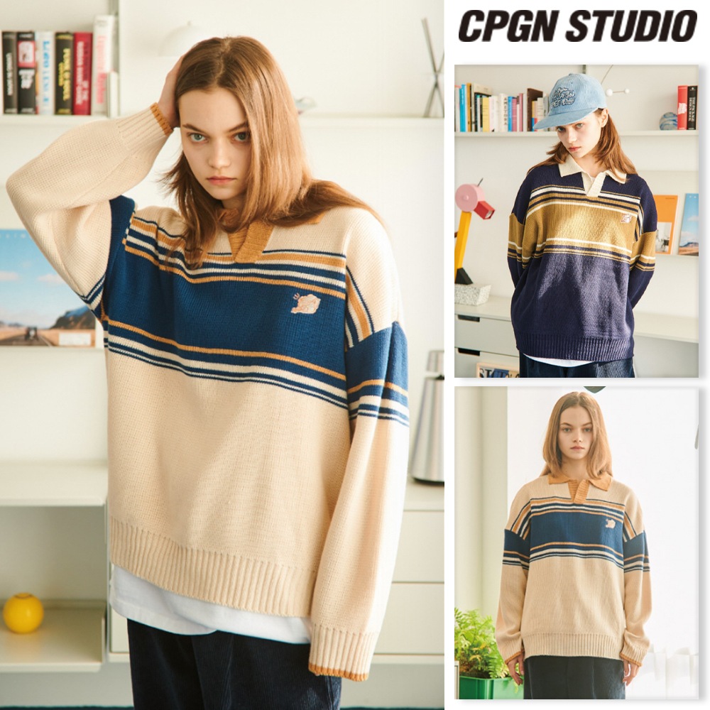 【CPGN STUDIO】 TEDDY PIQUE SWEATER 8,351円