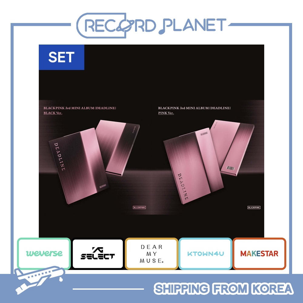 ONLINE特典+ 2種セット BLACKPINK 3rd MINI ALBUM [DEADLINE]