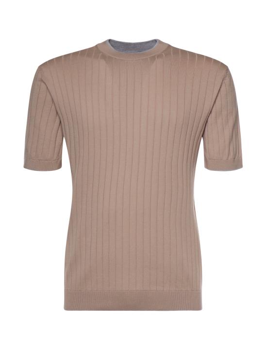 ELEVENTY Men T-Shirts M76MAGM64MAG0M041 26 13 Blush Light Grey