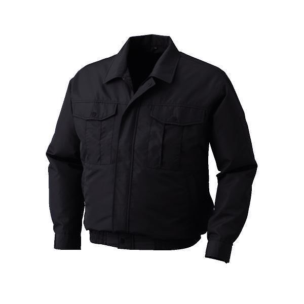 空調服 ポリエステル製長袖ワークブルゾン リチウムバッテリーセット BP-500NC69S6 チャコール 4L（代引不可） 空調服 ポリエステル製長袖ワークブルゾン リチウムバッテリーセット