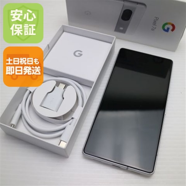 超美品 Google Pixel 7a Snow SIMフリー スマホ Google 即日発送 土日祝発送OK 21