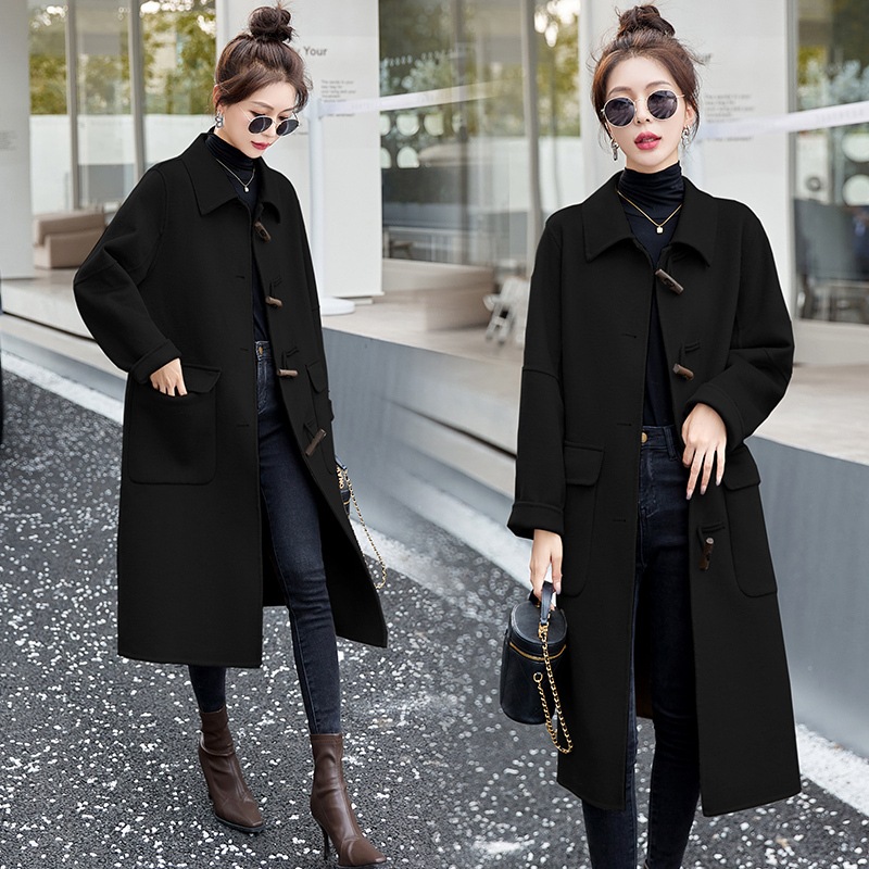 アウター コート ミディアム丈コート ダッフルコート 長袖 襟付き 前開き ボタン ポケット かわいい 大人可愛い きれいめ シンプル 上品 おしゃれ かっこいい カジュアル レトロ きちんと