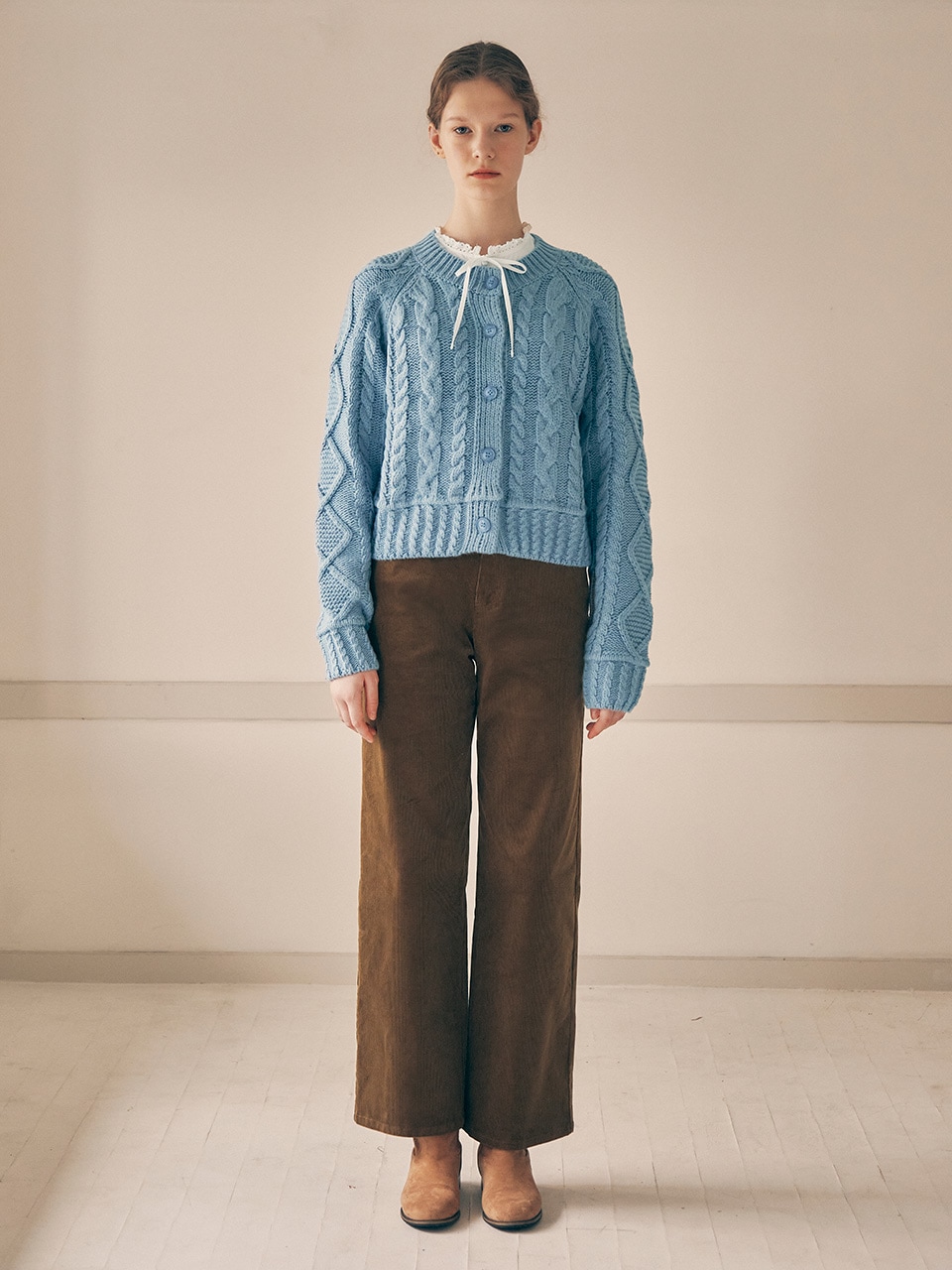 BASIC CORDUROY PANTS KHAKI