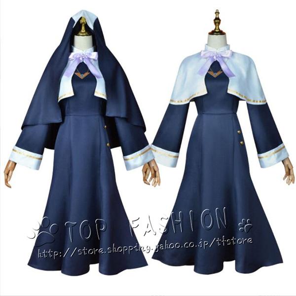 Engage Kiss シャロン・ホーリーグレイル シスター服 修道女 cos 上下セット イベント コスプレ衣装 クリスマス ハロウィン 変装 学園祭（ウィッグ 別売り ）984