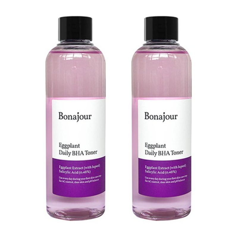[1+1] ビーガン ナスデイリーBHAトナー 205ml+205ml / 韓国コスメ
