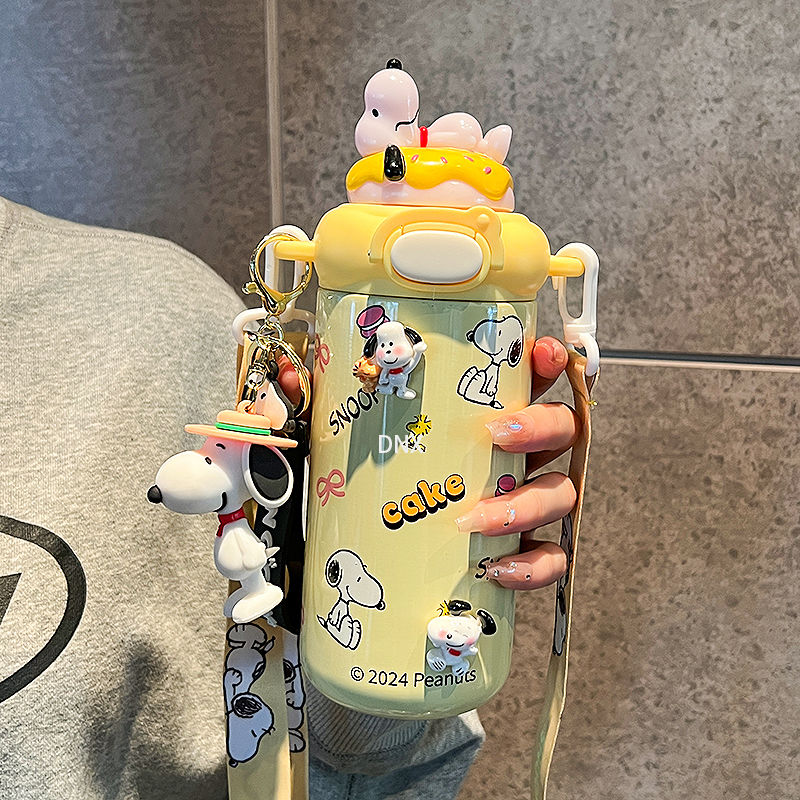 スヌーピー保温カップ2024新型児童高颜値少年通学専用携帯カップ誕生日プレゼント